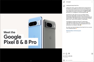google pixel 8 pro insta screenshot